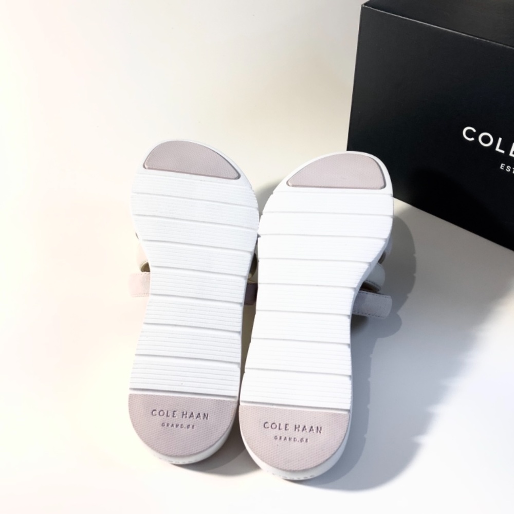 COLE HAAN ZEROGRAND SUEDE STRAPPY SLIDE SANDALS 8 - Picture 9 of 11